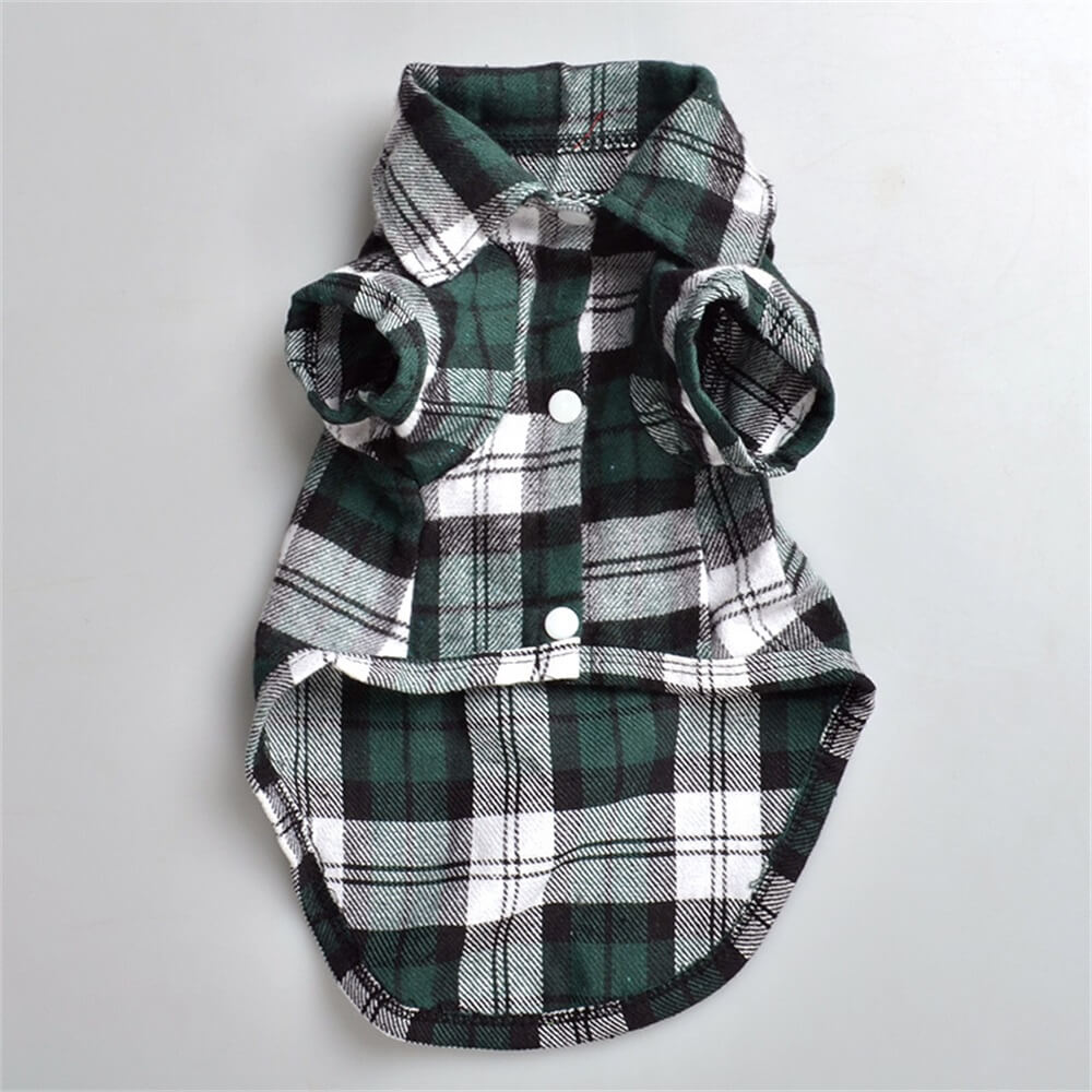 Classic Plaid Dog Shirt - Cozy and Stylish for Every Occasion - Image 4