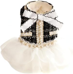 Luxury Tweed Dog Dress