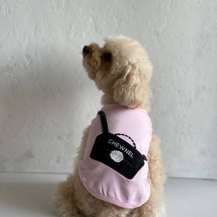 Chewnel Bag Graphic Dog Tee