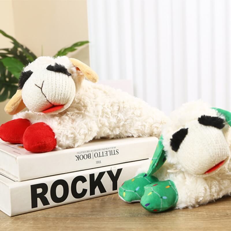 Plush Lamb Squeaker Toy Dog Interactive Toy - Image 4