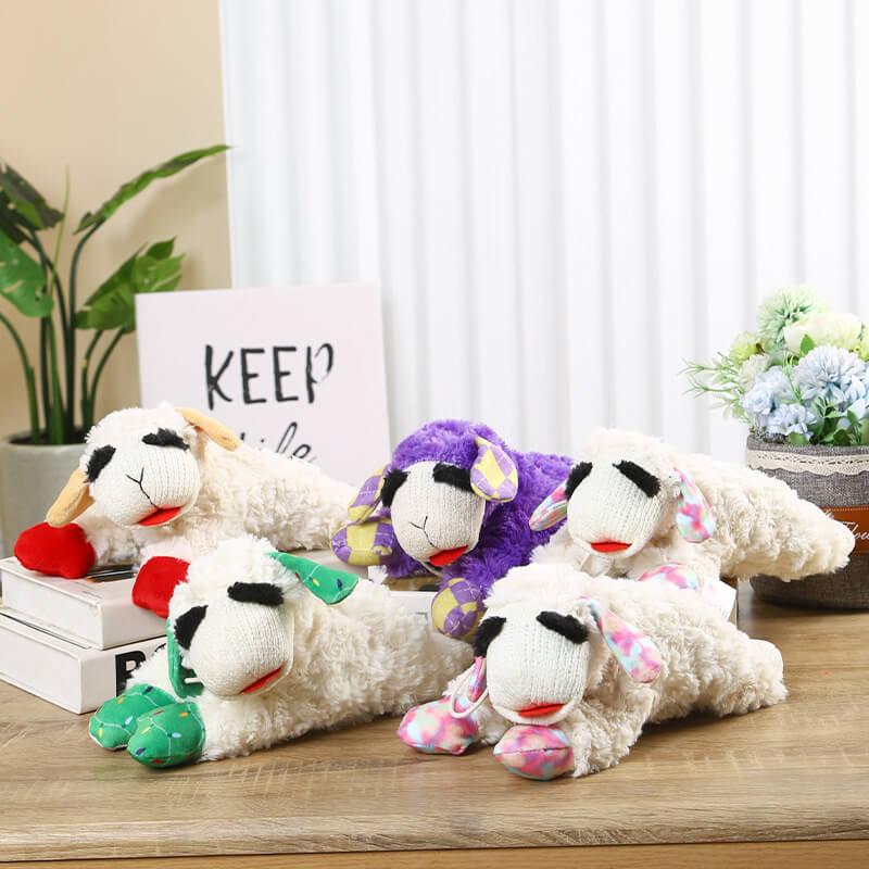 Plush Lamb Squeaker Toy Dog Interactive Toy - Image 2