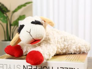 Plush Lamb Squeaker Toy Dog Interactive Toy