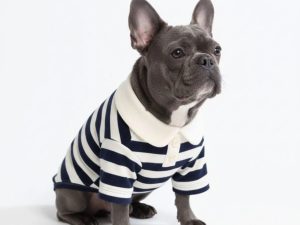 Classic Striped Polo Dog Shirts