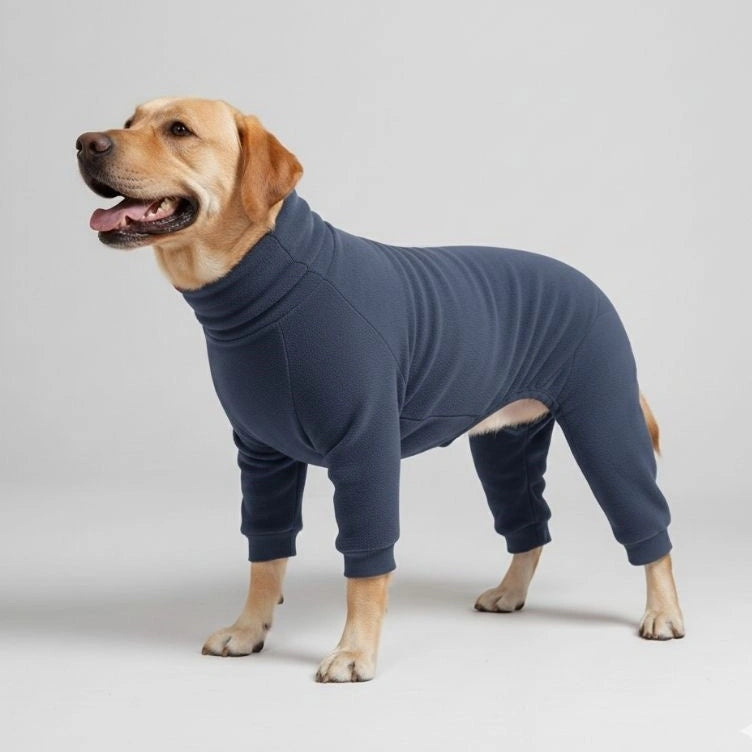 Cozy Fleece Dog Pajamas - Perfect Sleepwear for Large Dogs - Image 2