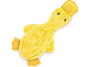 Cute Duck Plush Toy With Squeaker Dog Chew Toy