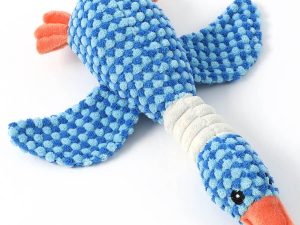 Dog Chew-Resistant Toy with Squeaker - Bird
