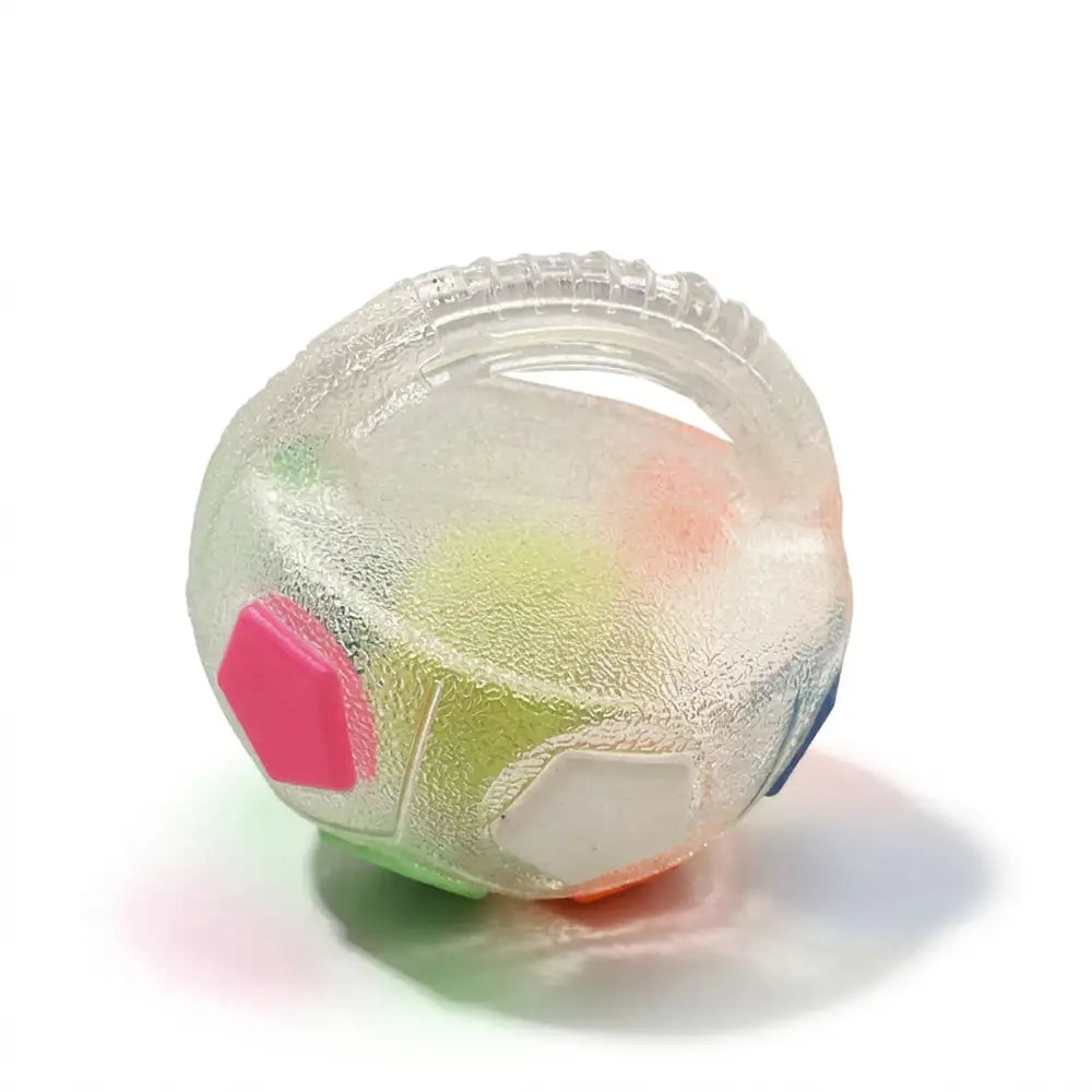 Dog Soccer Ball with Handle Floating Chew Toy - Image 3