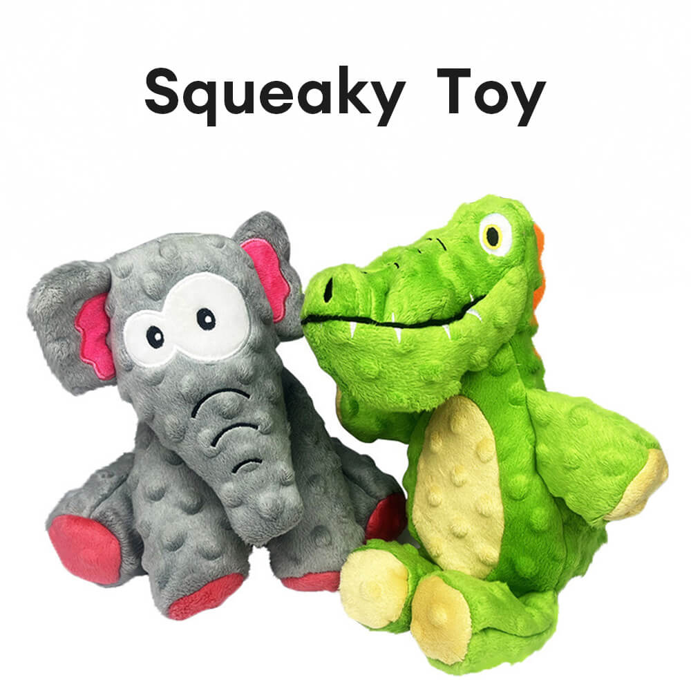 Durable Bite-Resistant Alligator Dog Toy with Built-In Squeaker - Image 3