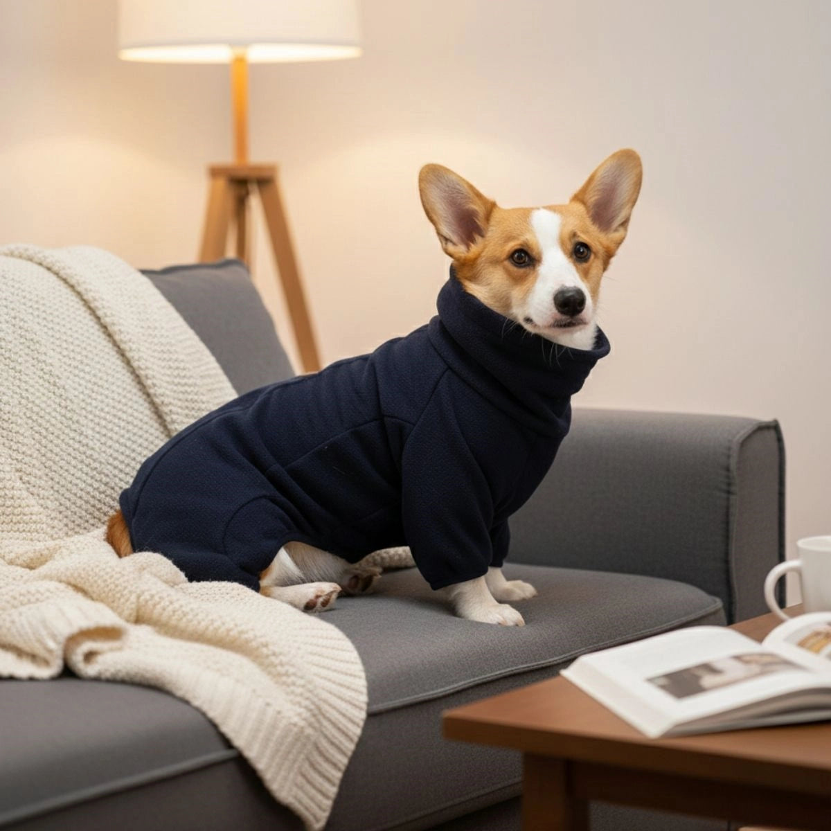 Fleece Dog Suit – Cozy and Full-Body Warmth for Cold Weather - Image 4