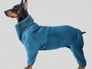 Fleece Dog Suit – Cozy and Full-Body Warmth for Cold Weather