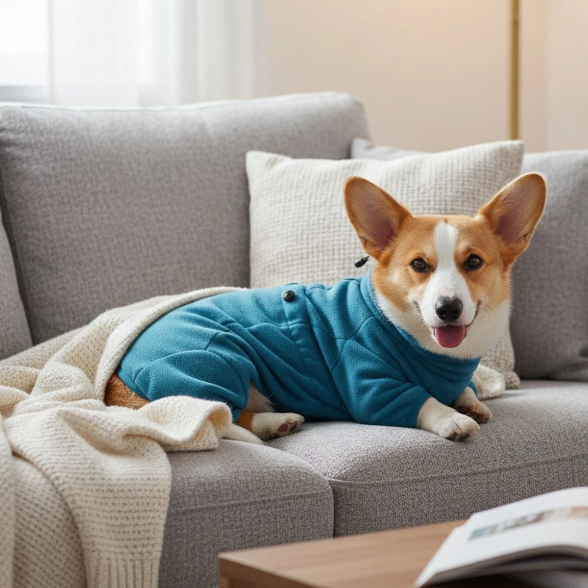 Fleece Dog Suit – Cozy and Full-Body Warmth for Cold Weather - Image 3