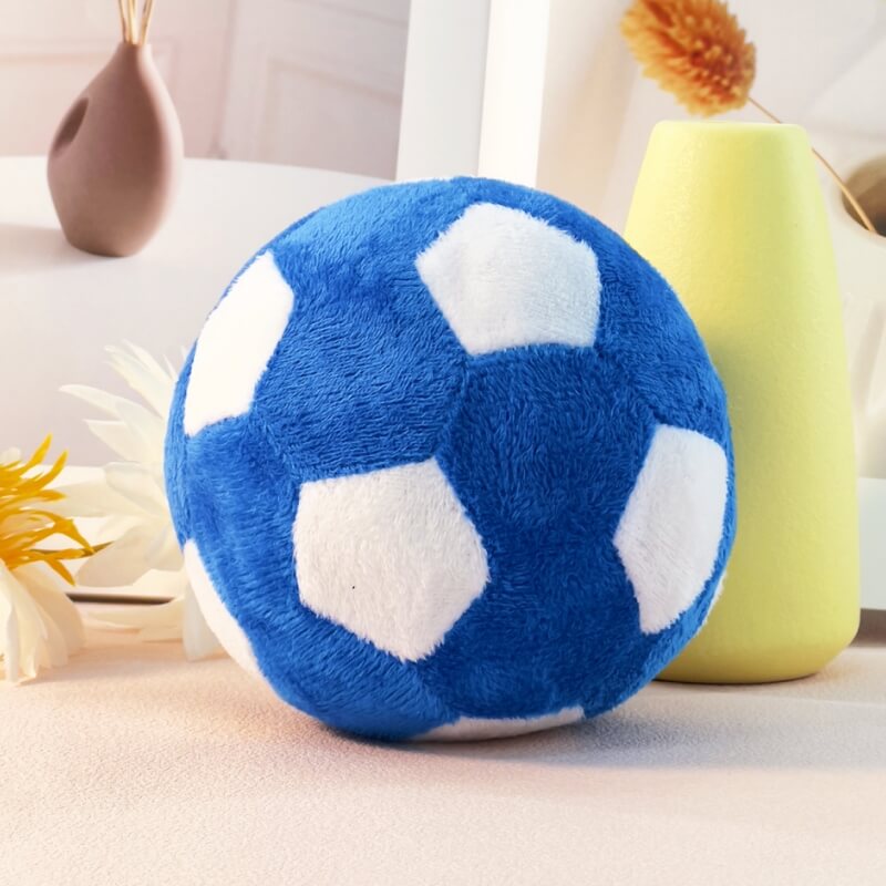 Football Plush Interactive Chew Toy Squeaky Dog Toy - Image 4