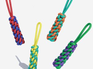 Braided Rope Stick Tug Dog Toy - Color Clash