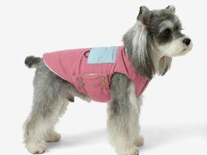 Functional Color-Block Dual-Sided Reversible Wear Dog Vest Coat