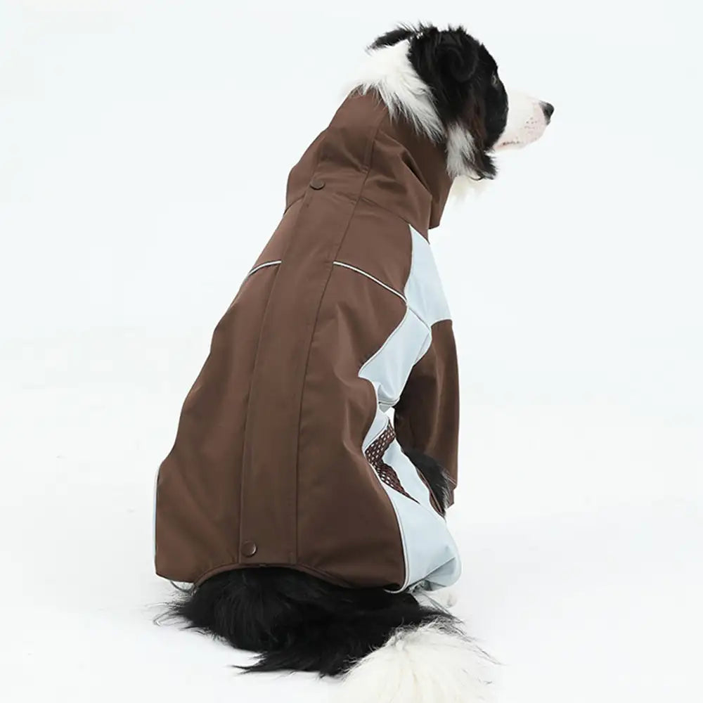 Multi-Functional Waterproof Windproof Dog Windbreaker Coat for Medium & Large Dogs - Image 3