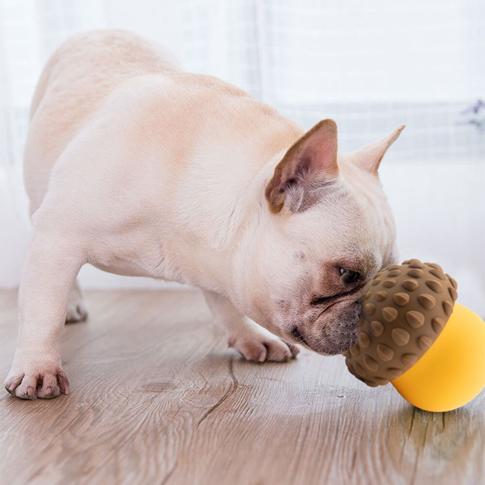 Pinecone Shape Interactive Leaking Food Ball Slow Feeder Dog Toy - Image 2