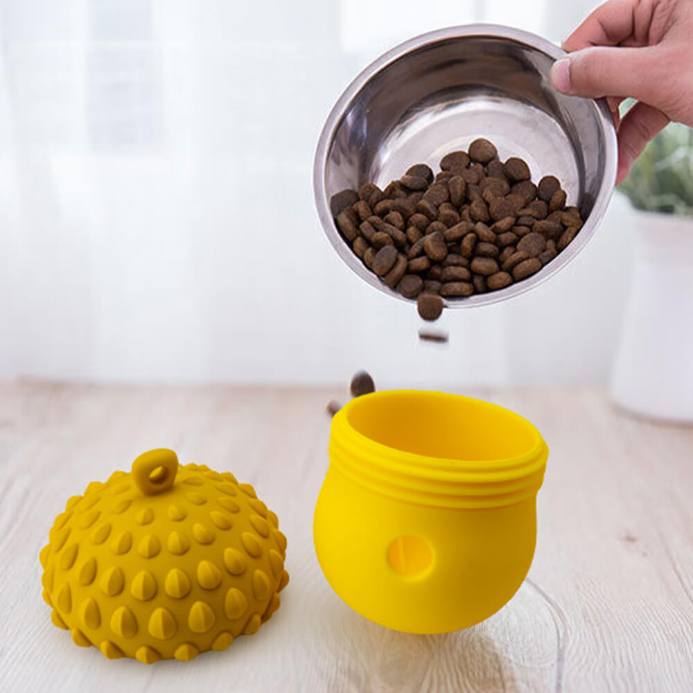 Pinecone Shape Interactive Leaking Food Ball Slow Feeder Dog Toy - Image 3