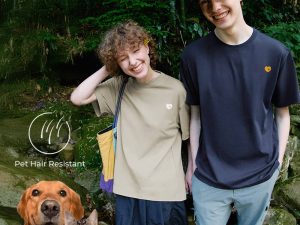 Solid Color Lightweight Cooling Pet Hair Resistant Unisex T-shirt