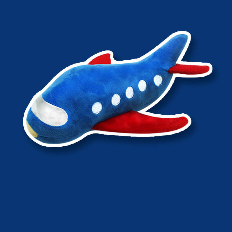Rocket Plane Toy Playful Squeaky Toy Dog Chew Toy - Image 3