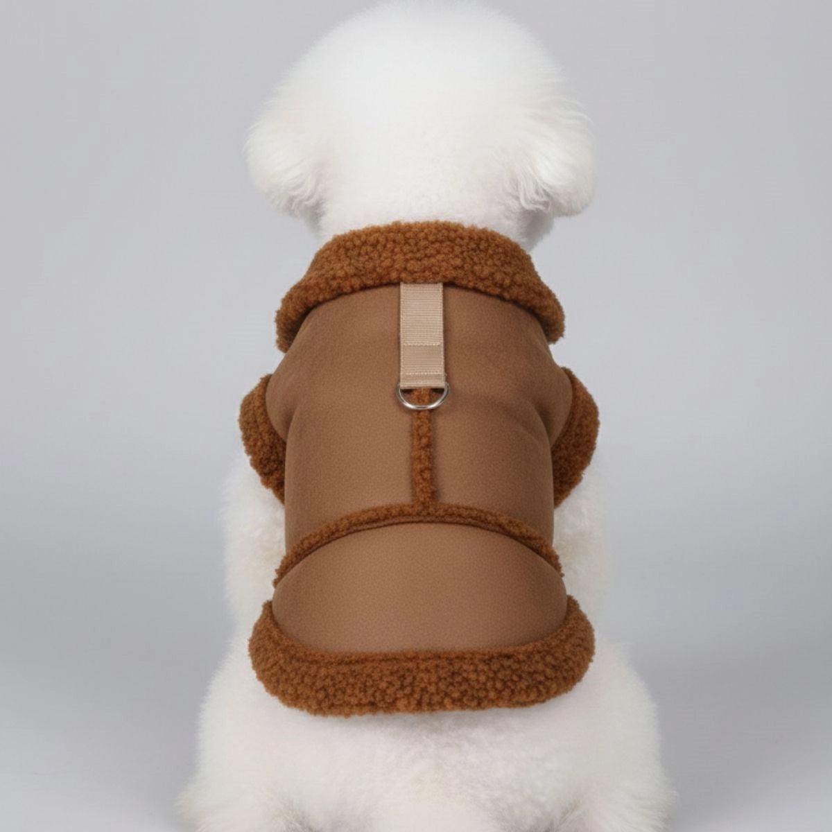 Shearling Dog Jacket – Warm and Stylish Winter Outerwear - Image 3