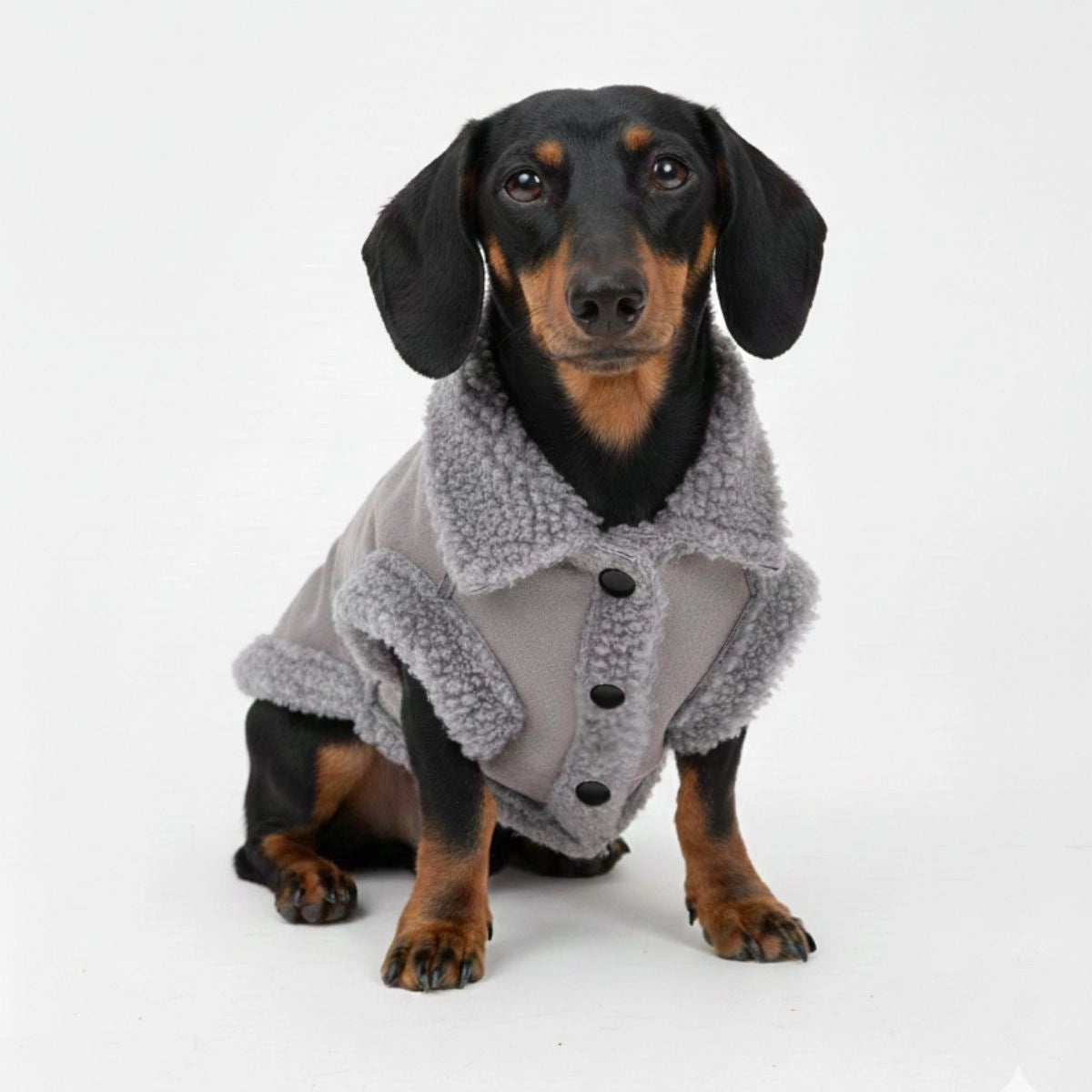 Shearling Dog Jacket – Warm and Stylish Winter Outerwear - Image 2
