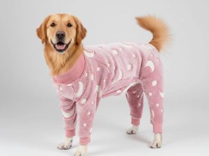 Soft and Cozy Moon & Stars Dog Pajamas - Perfect for Year-Round Comfort