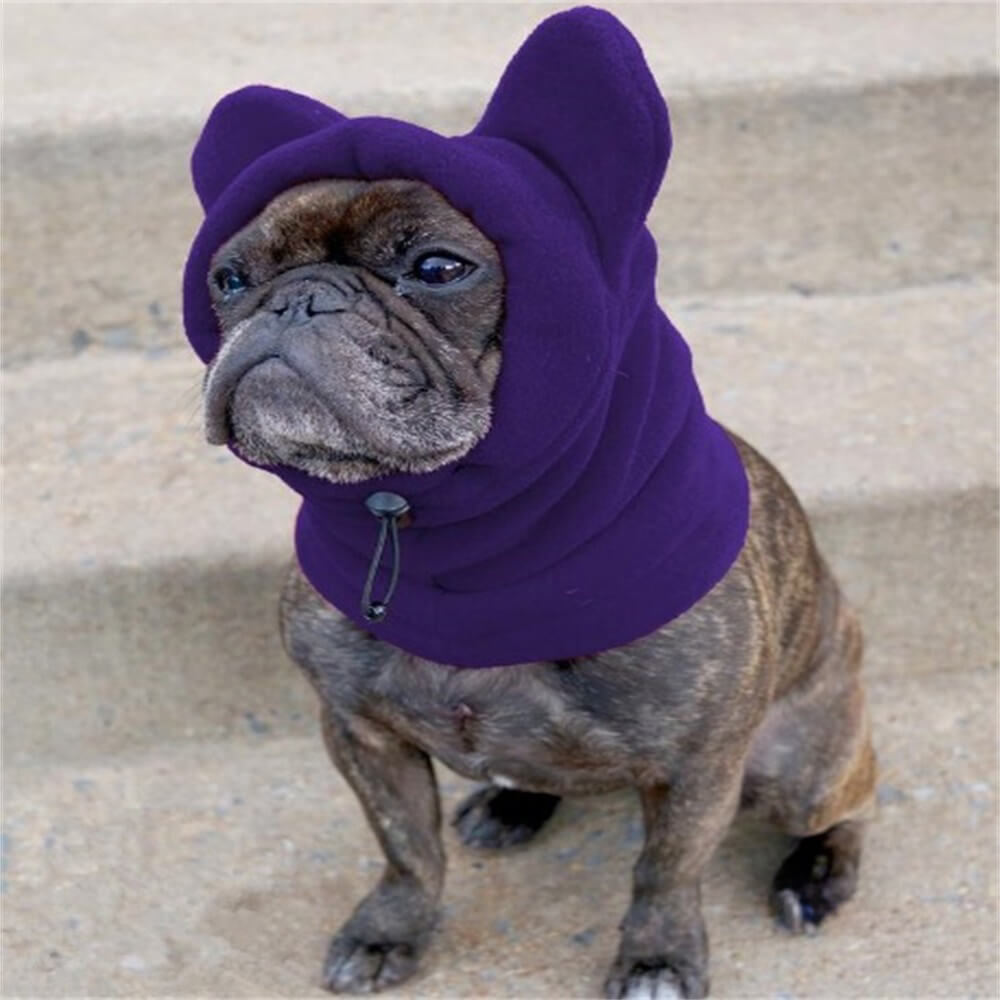 Fleece Dog Hood with Bear Ears – Fun and Cozy Winter Headwear - Image 4
