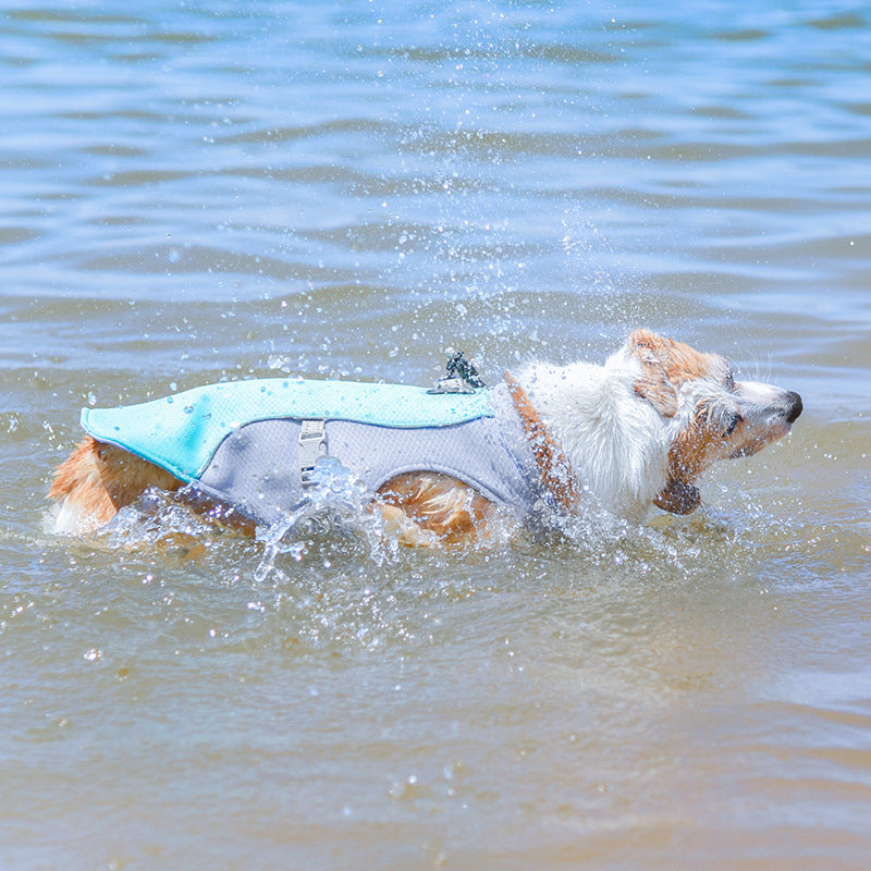 Breathable Vest For Sunstroke Prevention Water-soakable Dog Cooling Vest - Image 4
