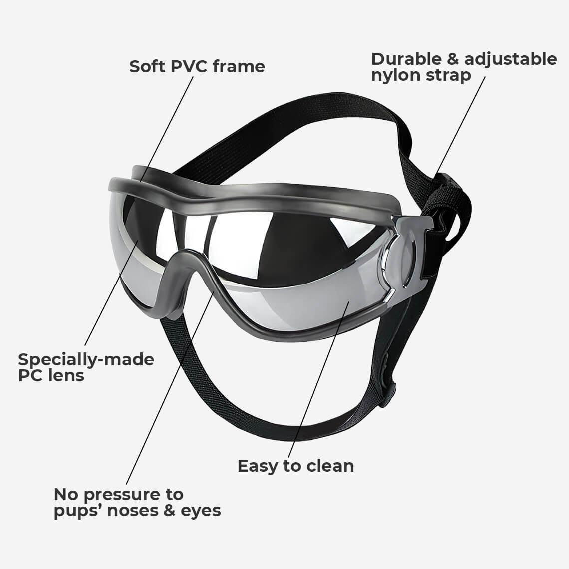 Goggles For Big Cool Dog Accessories - Image 2