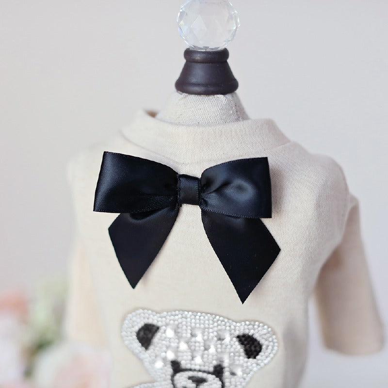 Teddy Bow Dog Tee - Image 3