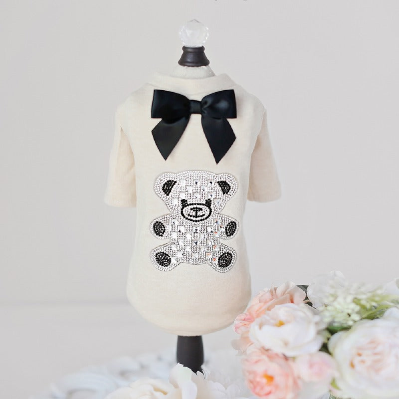 Teddy Bow Dog Tee