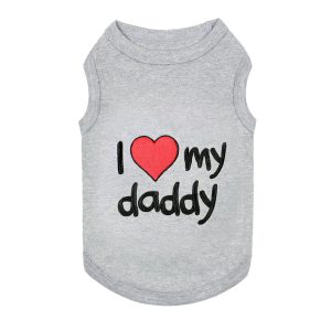 I Love My Daddy Dog Tee