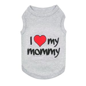 I Love My Mommy Dog Tee