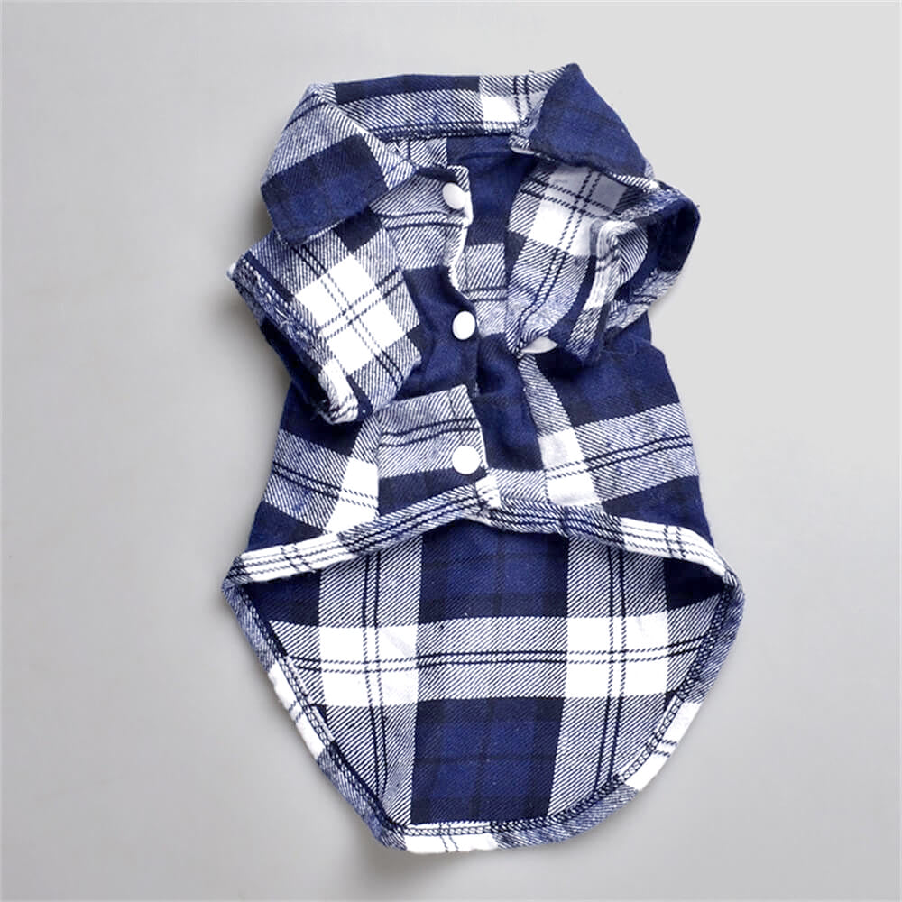 Classic Plaid Dog Shirt - Cozy and Stylish for Every Occasion - Image 3